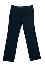 Chaps Women's Black Dress Pants Size 8P Slacks Mid-rise Trousers 30" Inseam