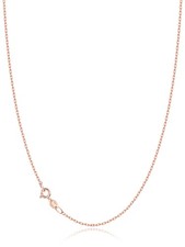 925 Sterling Silver Chain Necklace for Women, 1mm Cable Chain Necklace Sturdy 