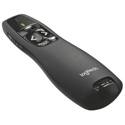 Logitech R400 Presenter | 2,4 GHz USB | Roter Laser 15m | 6 Tasten | Wie Neu