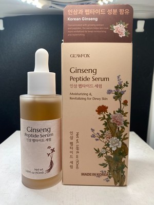 Glamfox Korean Ginseng Peptide Serum 1.69 oz / 50 mL exp 06/2028