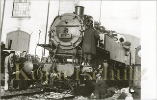 Foto 86 302 im Bau in Wien Floridsdorf 1939 Erst Bw Wien Hütteldorf