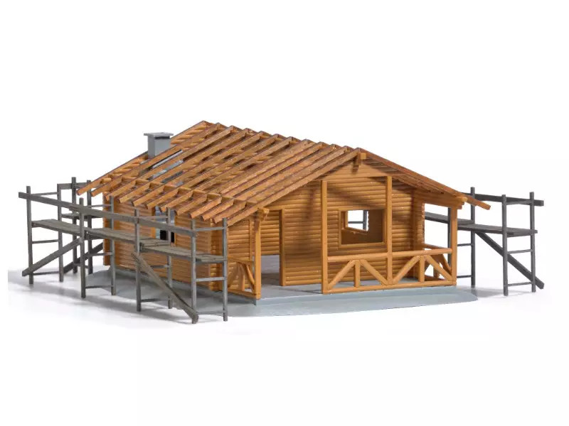 BUSCH 1855 cabane en rondins pour créer un diorama forestier HO 1/87