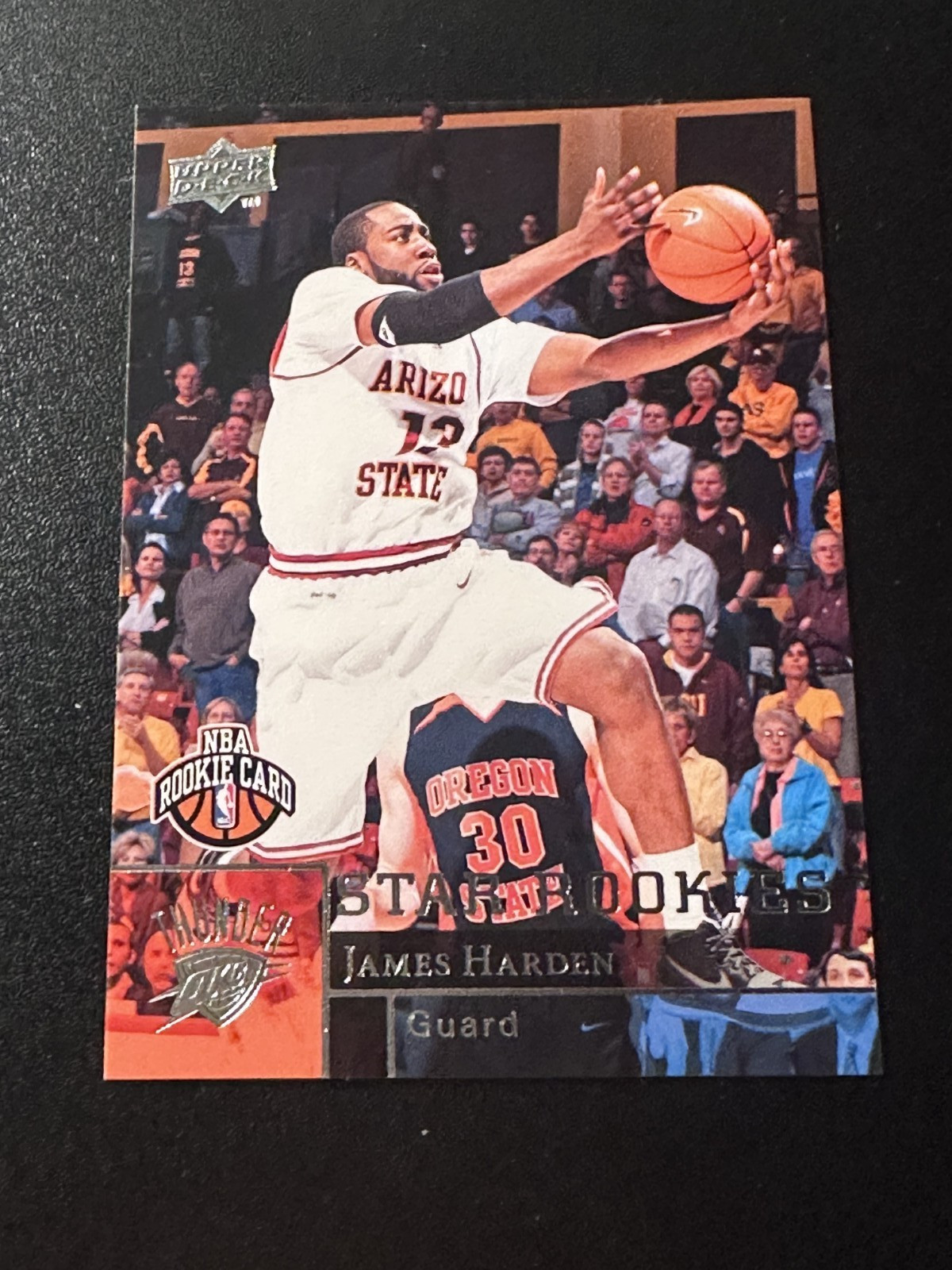 2009 Upper Deck Rookie James Harden #227. SP Thunder Cavaliers