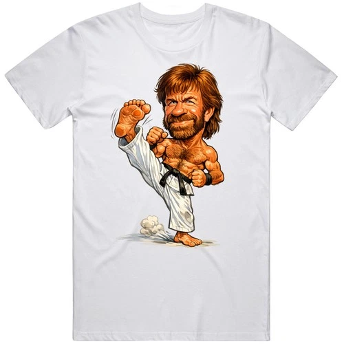 Chuck Norris Caricature Fan  Movie  Fan gift T Shirt