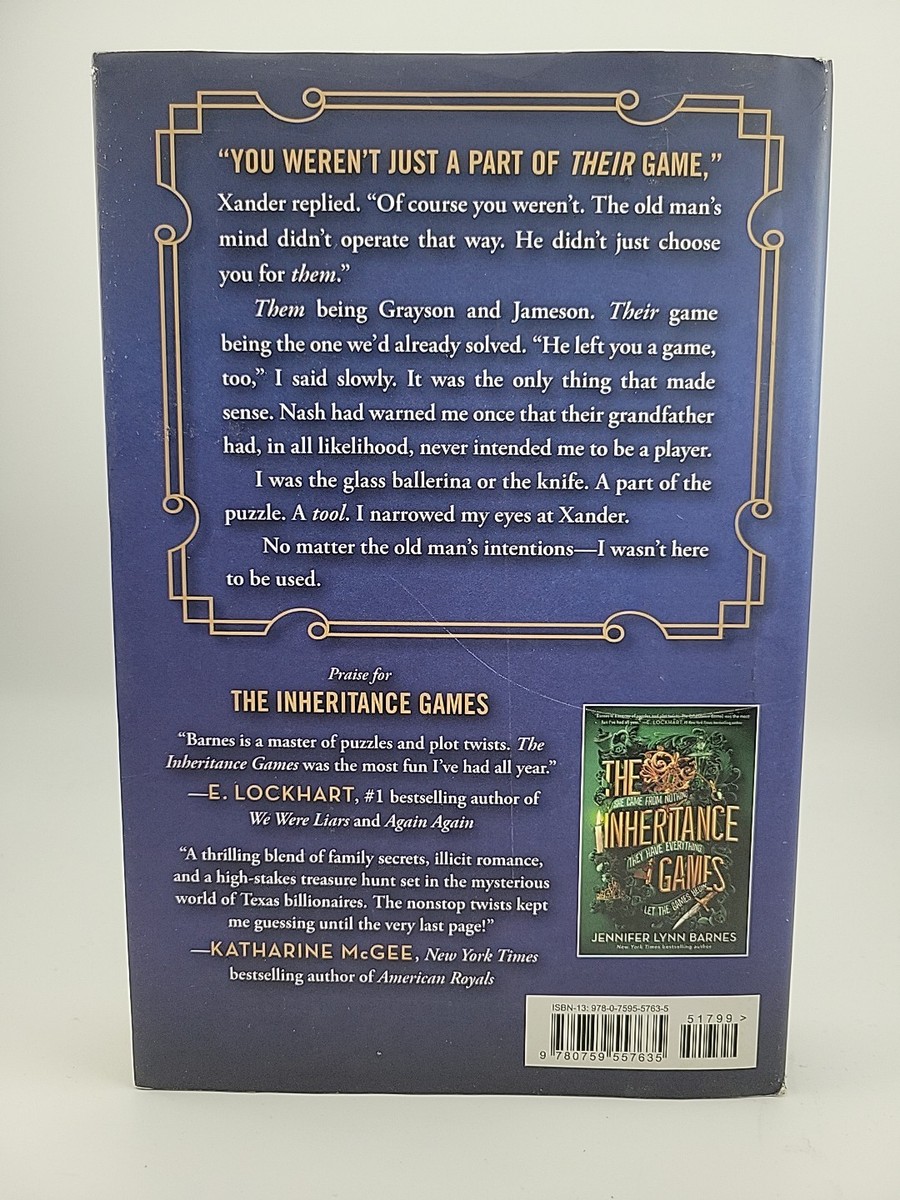 The Hawthorne Legacy by Jennifer Lynn Barnes (1st Edition
