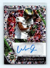 2021 Prizm Draft Picks #DPA-WAJ Warren Jackson Draft Picks Circles Auto