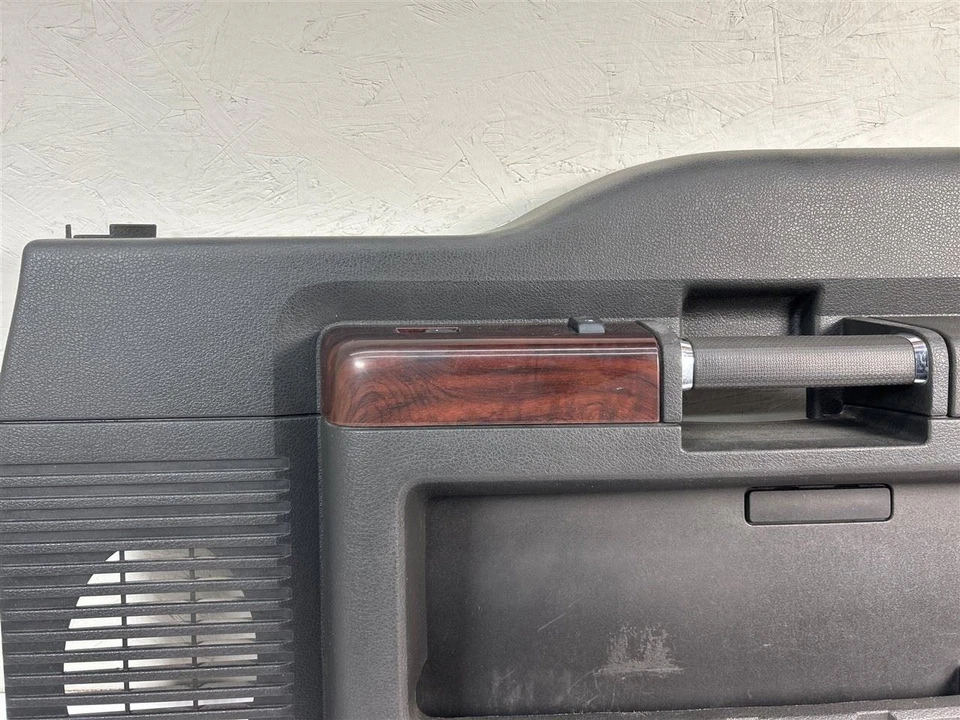 Painel de acabamento da porta dianteira do passageiro Ford F-350 Super Duty 2009 preto marrom fabricante de equipamento original - Imagem 2 de 4