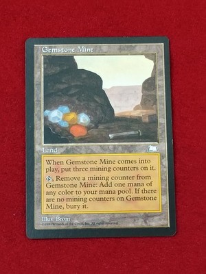 MTG - Gemstone Mine - Weatherlight - Magic the Gathering LP