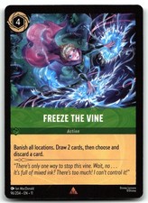 ロルカナ　freeze the vine エンチャンテッド　英語版　1枚① Freeze the Vine #96 Prices | Lorcana Winterspell | Lorcana Cards