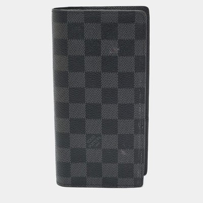 Louis Vuitton Brazza Damier Graphite Canvas Geldbörse