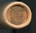 1957 D Lincoln Cent OBW Original Bank Wrap Unc. Roll * No Reserve *