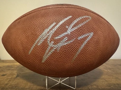 Michael Vick Autographed Wilson Duke NFL Football. JSA Certified