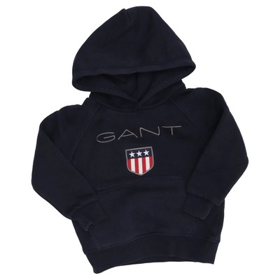 GANT, Kapuzenpullover, Größe: 92, Blau/Rot/Weiß, Baumwolle/Polyester, Print #EVe