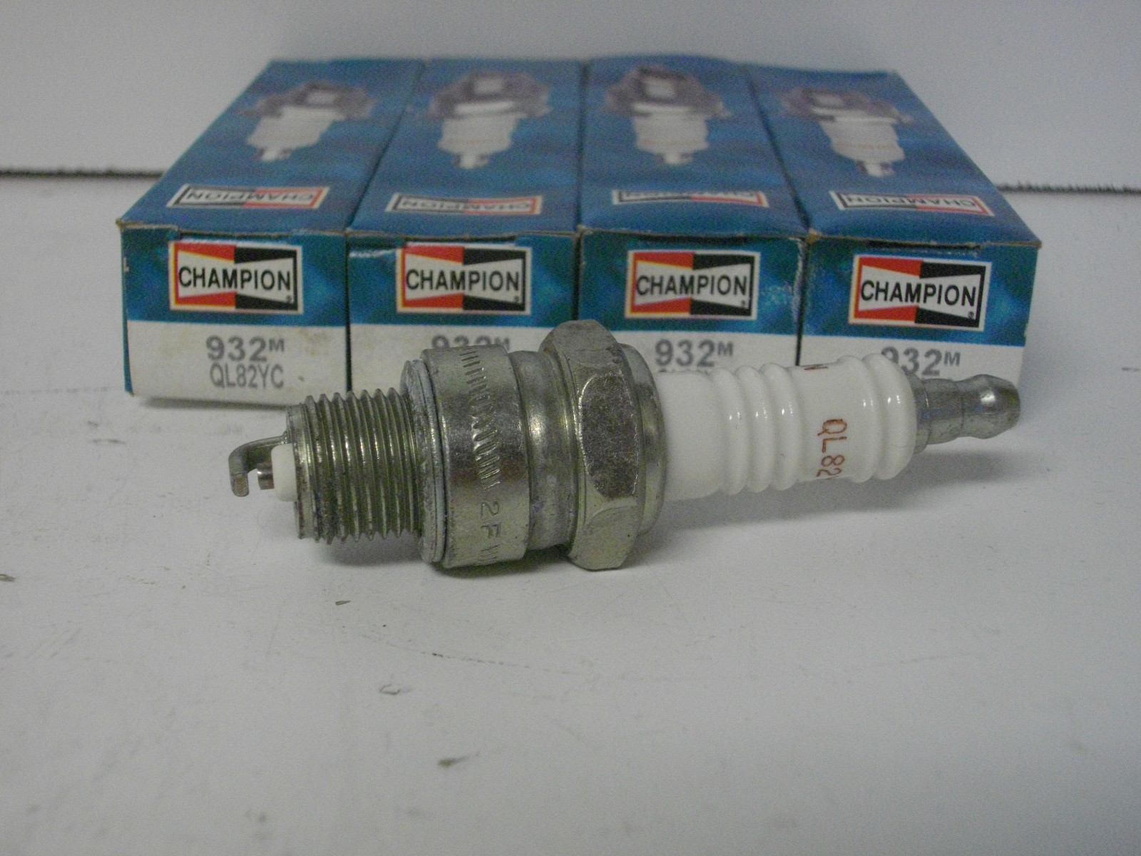 Champion Marine Spark Plug QL82YC 932M Pack of 4 Each