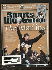 Sports Illustrated The Marlins Magazine Josh Beckett Cover November 3, 2003