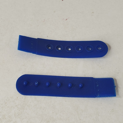 Single Speedway Blue Snapback Hat Cap Replacement Snap Fixing Hats Repair OEM