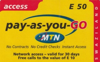 AFRICA Mobile recharge phone card