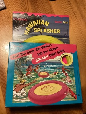 VINTAGE 90erJahre   Splashing Water Disc Hawaiin Splasher   NEU Mit OVP 