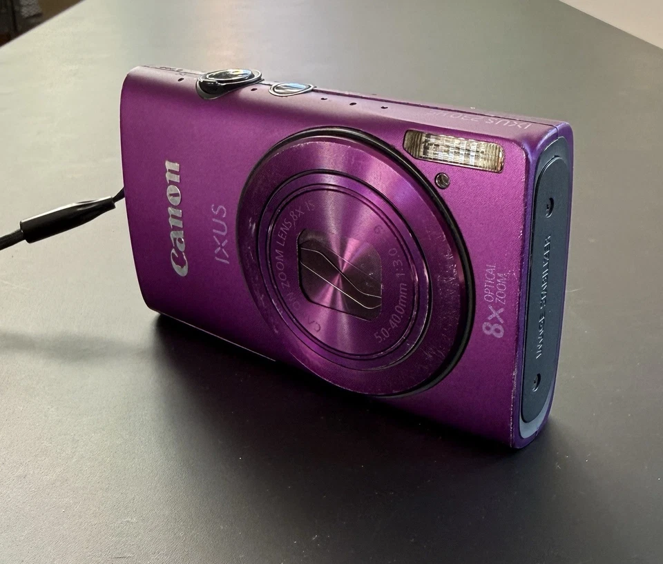 Canon IXUS 230 HS/PowerShot ELPH 310 HS 12.1MP Digital Camera - Lila - Bild 3 von 4
