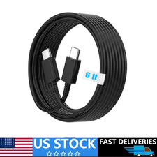 6FT Type C USB-C Fast Charger Cord Charging Cable For Galaxy S24 S23 S20 S21