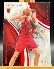 Donovan Clingan 2024-25 Panini Immaculate Collection 08/15 Base Red RC #82