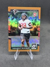 2017 Donruss Optic Rookie Orange Prizm /199 Takkarist McKinley #150 Falcons
