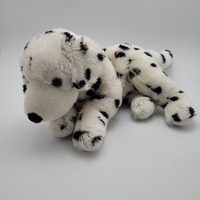 Animal Alley Dalmatian Dog Plush White Black Floppy Puppy 2009 Toys R Us