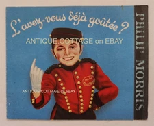 vintage PHILIP MORRIS french CIGARETTE ADVERTISEMENT 2pg philip ad