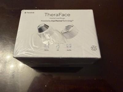 Therabody TheraFace - Hot and Cold Rings - WHITE - NEW - SEALED