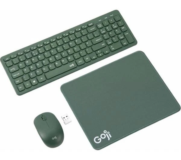 GOJI 3-in-1 Wireless Keyboard & Mouse Set - Green - Image 1 of 1
