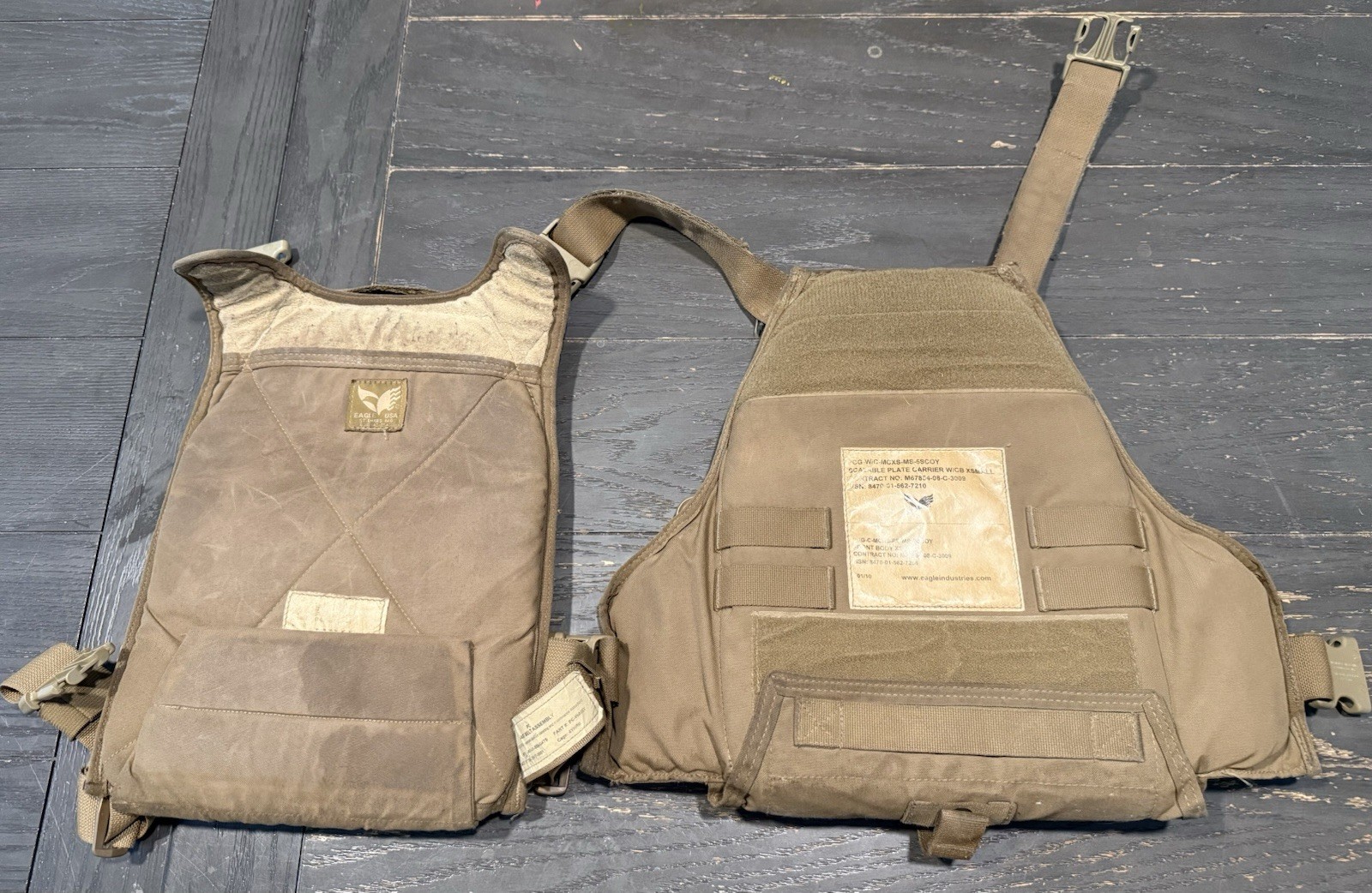 Eagle Industries USMC Issue Scalable Plate Carrier + Strike Face SCP Coy X Small