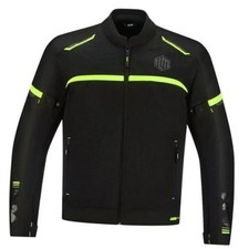 Motorcycle Riding Jacket with Mesh CE Armor and Detachable Small Fluorescent