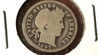 1897 O Barber Dime - 90% Silver 10C -Very Nice