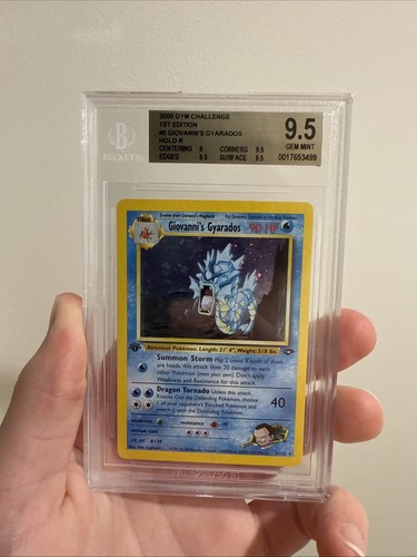 Giovanni's Gyarados (1st Edition) graded BGS 9.5 for sale on eBay
