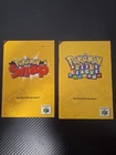 Nintendo N64 Pokémon Snap + Pokemon Snap Instruction Booklets