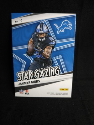 2025 Panini Revolution - Star Gazing Jahmyr Gibbs #10 | eBay