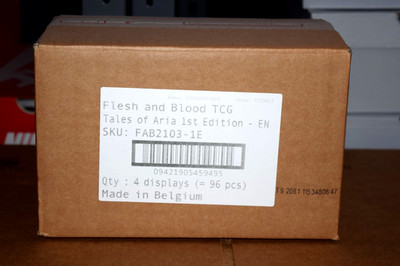 Flesh and Blood Tales of Aria First Edition Case (4 x Booster Boxes) NEW