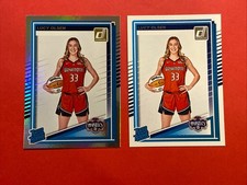 2025 Donruss WNBA Lucy Olsen Silver Holo & Base Rated Rookie Washington Mystics