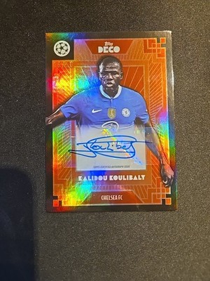 Topps Deco Kalidou Koulibaly Auto low numbered /10 Chelsea Autograph Signature