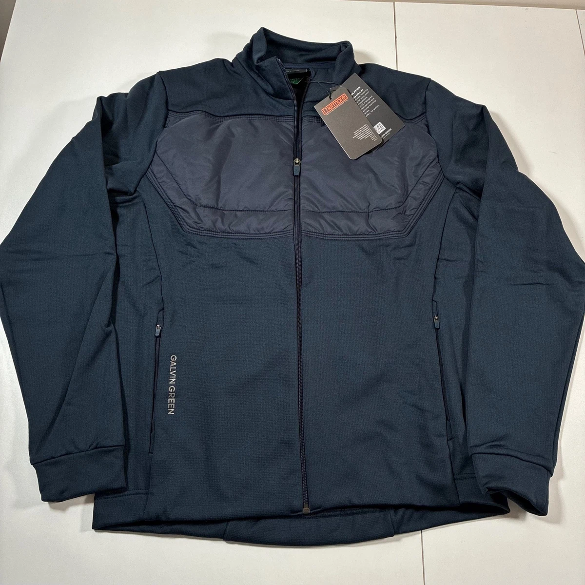 Veste de golf imperméable Galvin Green Adam pour homme, demi-fermeture éclair, Pertex