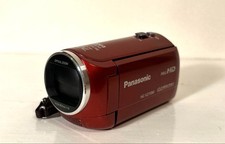 Panasonic HC-V210M Red Full HD Camcorder Digital Video Camera w/Battery, Charger