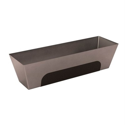 BON PRO PLUS 15-448 14'' STAINLESS STEEL MUD PAN NON SLIP GRIP