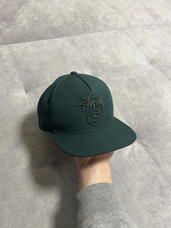 Blazer Patinador Sombrero Stussy Raro De Colección Y2K Avant Garde Verde Logo Militar Foto 3 de 4