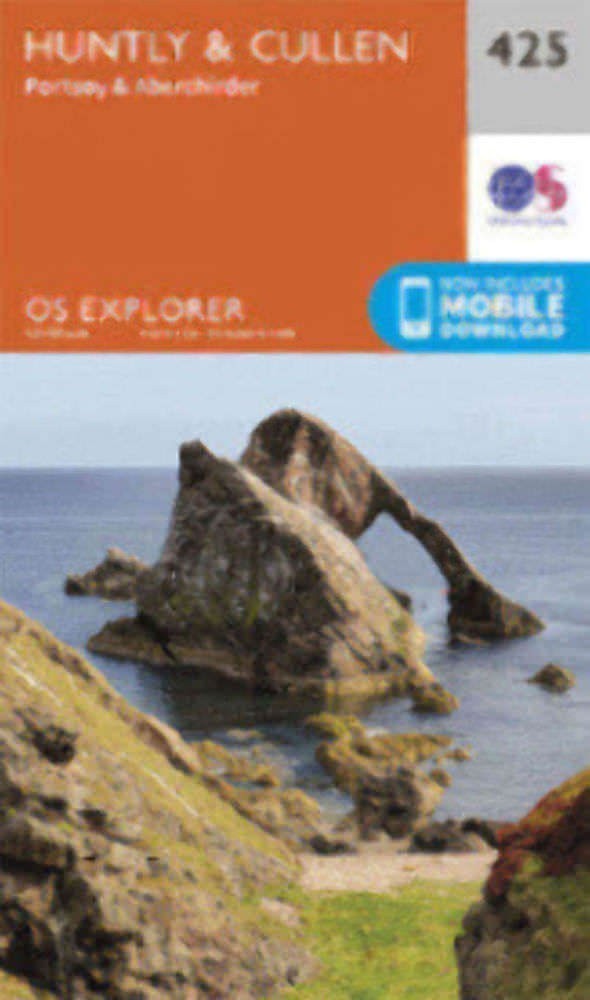 Huntly and Cullen Explorer Map 425 Ordnance Survey 2015