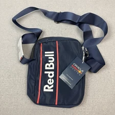 Red Bull Racing Oracle F1 Team Crossbody Shoulder Bag Navy Blue Adjustable Strap