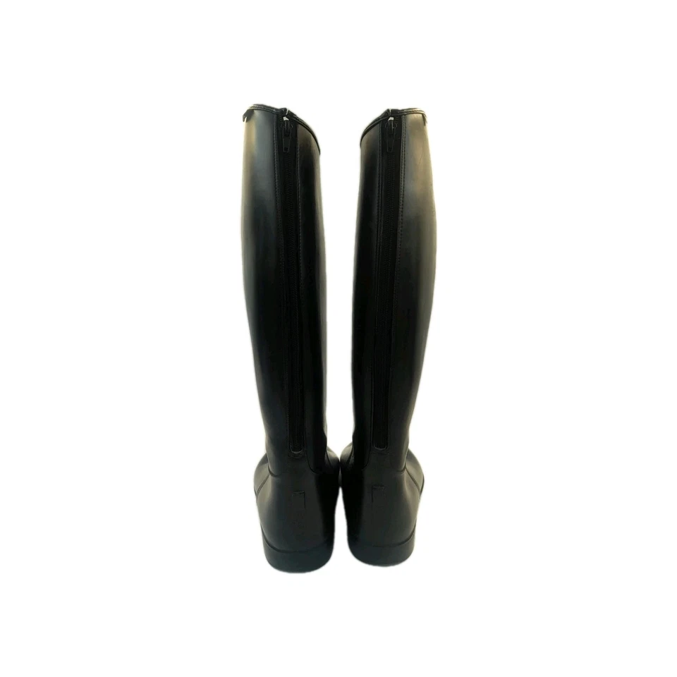 HKM Ladies PVC Riding Boots, Std Length/Width, Black, UK8.9-9 /EU43, H46cm C41cm - Image 4 of 4