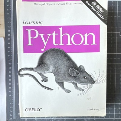 O'Reilly Learning Python 4th Edition by Mark Lutz Paperback Programming Textbook