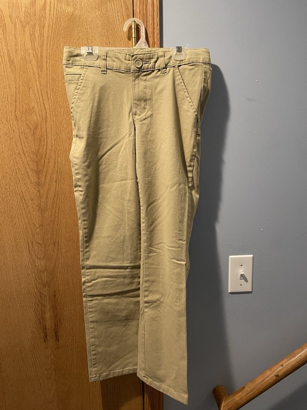 Cat & Jack Girls Khaki Pants. Size 12