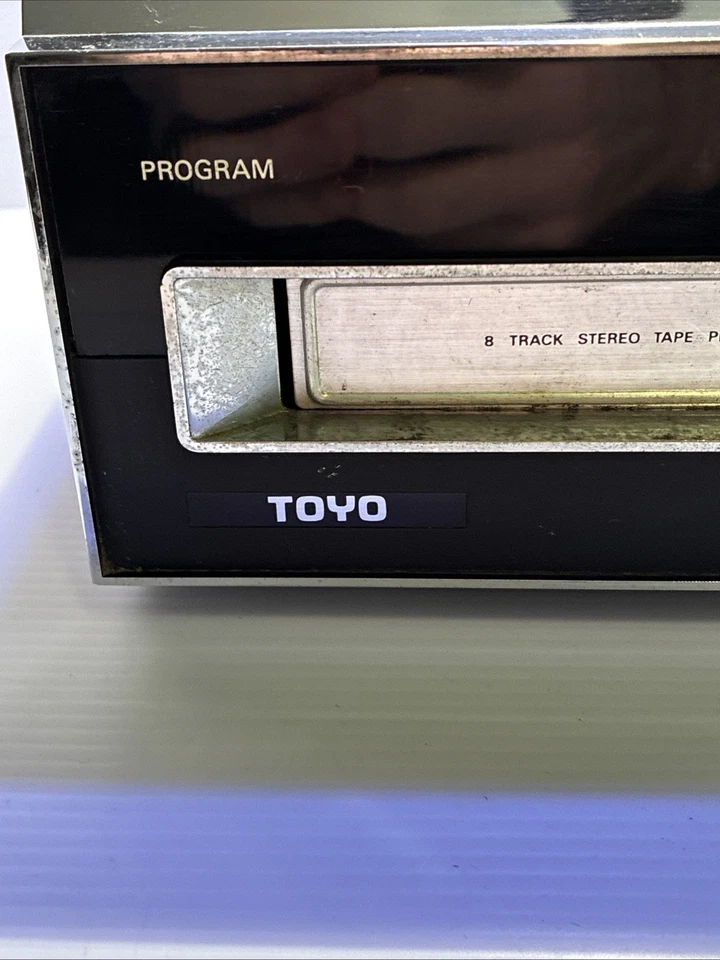 Reproductor de 8 pistas/encendido vintage Toyo Ch-322A SIN PROBAR Foto 3 de 4