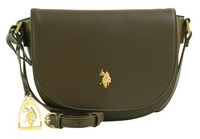 U.S. Polo Assn. Jones Flap Crossbody Bag UmhäNgetasche Tasche Olive OlivgrüN Neu